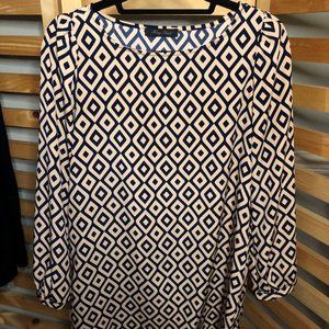 Honey Punch Diamond Pattern Sheath Dress